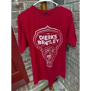 Dierks Bentley 2015 tour t shirt xl men's red